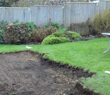 garden excavations by AA Groundworks, Bath